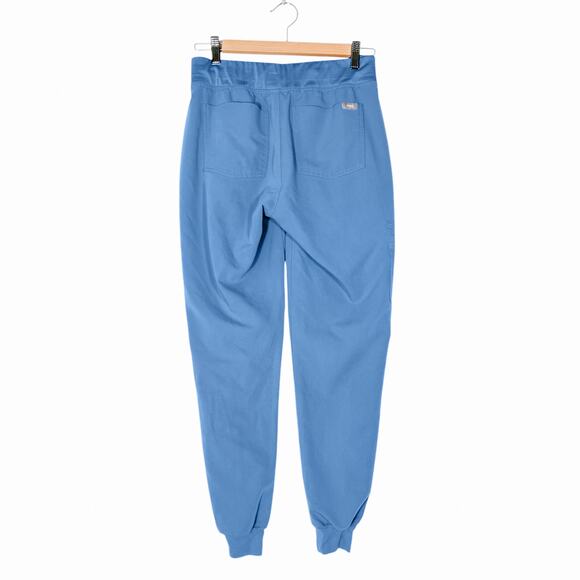 Figs Scrubs Set Catarina Top Zamora Jogger Pants Womens XS Ceil Blue 2443 2436 - Picture 5 of 11